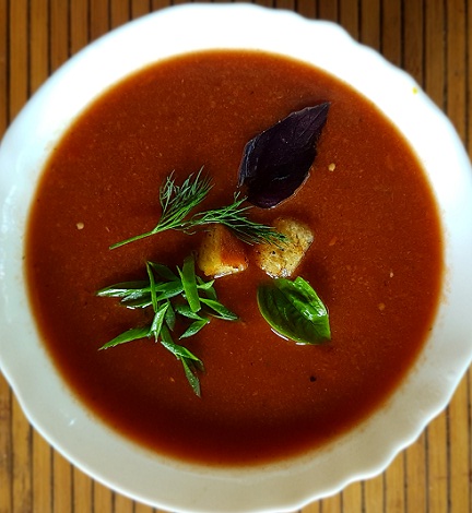 Холодный суп Гаспачо — привет из Испании!