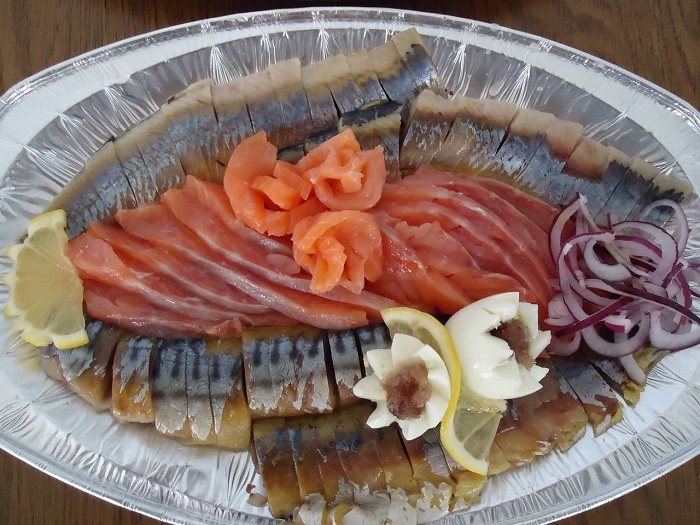 оформление рыбной тарелки
