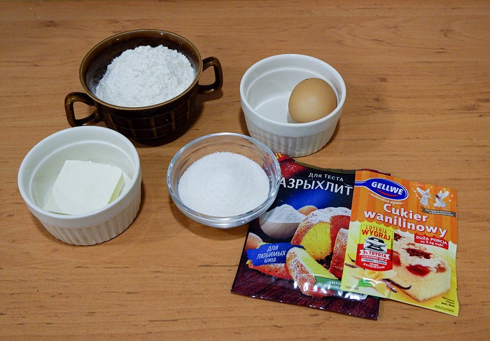 ингредиенты для приготовления вафель в электровафельнице