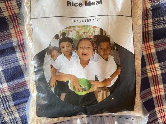 индийский рис со специями в пакете